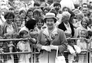 Queen Elizabeth II visits the new TA Centre at Cramlington
