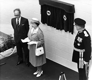 Queen Elizabeth II visits the new TA Centre at Cramlington