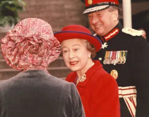 Queen Elizabeth II visits the North East December 1990