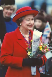 Queen Elizabeth II visits the North East December 1990