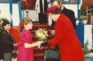 Queen Elizabeth II visits the North East - at Swan Hunter Shipyard to luanch the James