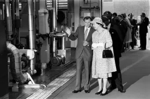 Queen Elizabeth II visits Port Sunlight as part of its 100th birthday celebrations
