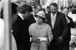 Queen Elizabeth II visits Port Sunlight as part of its 100th birthday celebrations