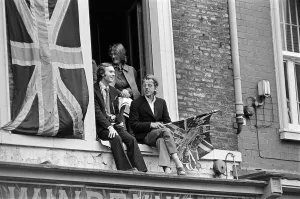 Queen Elizabeth II visits Stockton Town Centre during her Silver Jubilee tour