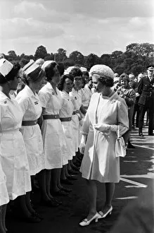 01271 Collection: Queen Elizabeth II visits Walsgrave Hospital, Coventry. 30th June 1970
