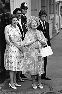 Queen Elizabeth The Queen Mother celebrates her 80th birthday at Clarence House with