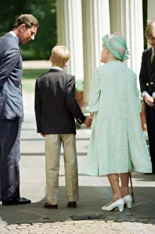 Queen Elizabeth The Queen Mother celebrates her 95th birthday at Clarence House alongside