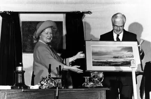 Queen Elizabeth the Queen Mother North East Visits Queen Elizabeth