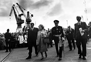 Queen Elizabeth the Queen Mother North East Visits Queen Elizabeth