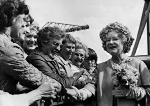 Queen Elizabeth the Queen Mother North East Visits Queen Elizabeth