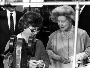 Queen Elizabeth the Queen Mother North East Visits Queen Elizabeth