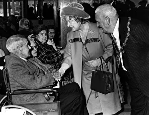Queen Elizabeth the Queen Mother North East Visits Queen Elizabeth