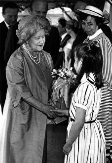 Queen Elizabeth the Queen Mother North East Visits Queen Elizabeth