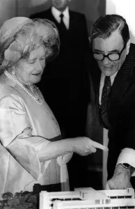 Queen Elizabeth the Queen Mother North East Visits Queen Elizabeth