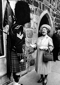 Queen Elizabeth the Queen Mother North East Visits Queen Elizabeth