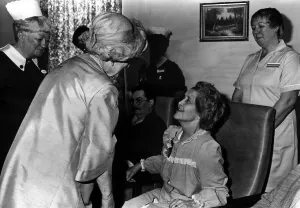 Queen Elizabeth the Queen Mother North East Visits Queen Elizabeth