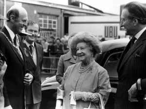 Queen Elizabeth the Queen Mother North East Visits Queen Elizabeth
