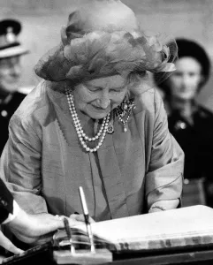 Queen Elizabeth the Queen Mother North East Visits Queen Elizabeth