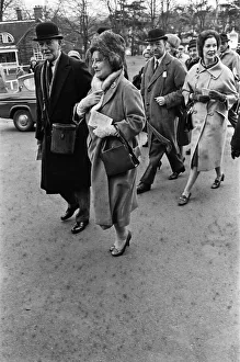 01279 Prints: Queen Elizabeth The Queen Mother with Secretary of State for War John Profumo