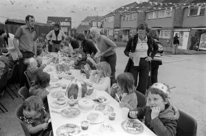 Queen Elizabeth Silver Jubilee Street Party Celebrations June 77 Silver Jubilee
