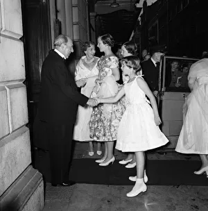 Princess Prints: Queen Ingrid of Denmark pays a private visit to the Royal Opera House, Covent Garden