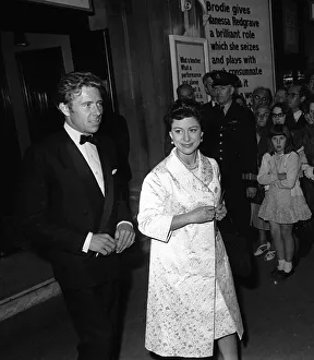 Birthdays Prints: Queen Mother Birthday August 1966 Princess Margaret and Anthony Armstrong Jones