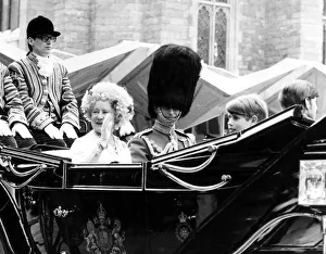 00003 Prints: Queen mother and Prince CharlesPrince edward and Prince Andrew at Silver jubilee 1977