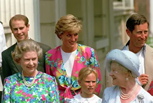 Queen Mothers Birthday On her 90th Birthday outside Clarence House with