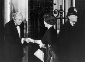 The Queen and Prince Philip were guests at the Prime Ministers official residence