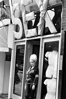 01230 Prints: Queen of Punk Rockers, Pamela Rooke aka Jordan at Sex'shop on the Kings Road