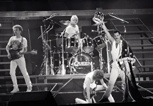 Queen Rock Group Freddie mercury, Brian May, John Deacon & Roger Taylor
