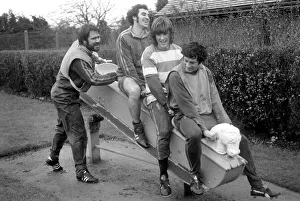 Queens Park Rangers Stars Gerry Francis Stan Bowles and Frank Maclintock