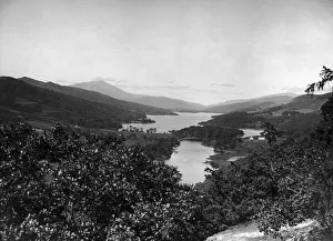Landscape Feature Prints: The Queens view looking west along Loch Tummel is a popular beauty spot