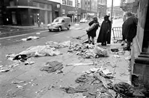 Queue for Rolling Stones Concert at the Free Trade Hall in Manchester