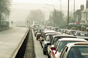 Queues outside Merry Hill Shopping Centre in Brierley Hill, first day of Christmas Sales
