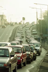 Queues outside Merry Hill Shopping Centre in Brierley Hill, first day of Christmas Sales