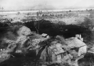 01455 Prints: R. A. F. Beaufighters attack the oil pipeline at Kanhla during Second World War