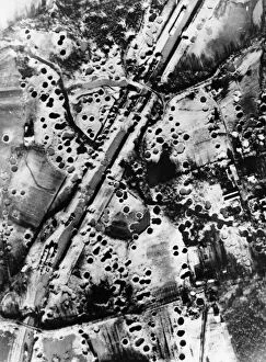 Bombing Collection: R. A. F. Bomber Command attack on the canal system in Dortmund. November 1944