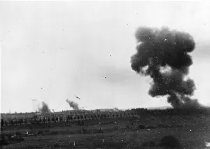 Holland Prints: R. A. F. daylight attack enemy ships at Rotterdam port, Holland