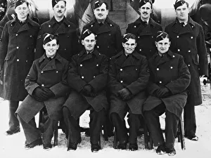 R. A. F. men who have qualified as air navigators after training in Canada under