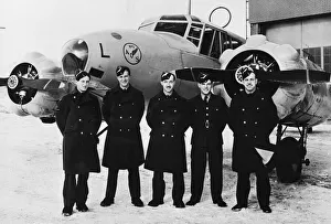 R. A. F. men who have qualified as air navigators after training in Canada under