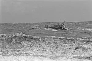 01520 Prints: The R. N. L. B. Sealink Endeavour 12-002 Mersey Class Lifeboat seen here being put through
