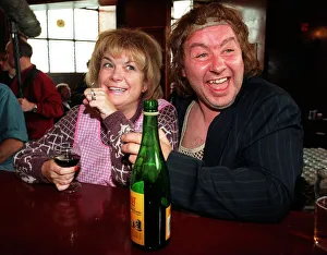 00877 Prints: Rab C Nesbitt Elaine C Smith and Gregor Fisher as Rab and Mary in TV series