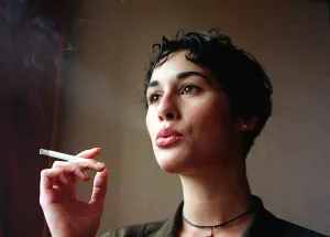 Rachel Brown actress Cadburys Flake TV advert girl - smoking