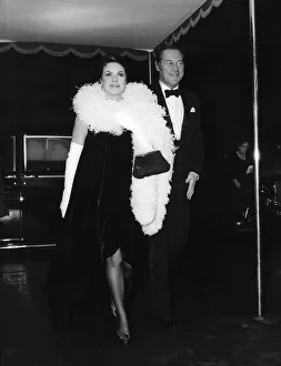 Rachel Roberts Actress with her husband Rex Harrison December 1967