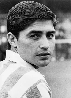 One Young Man Only Prints: Racing Club of Argentina football player Juan Carlos Cardenenas ahead of the World Club