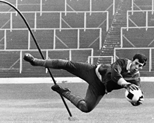 One Young Man Only Prints: Racing Club of Argentina goalkeeper Mario Cejas training ahead of the World Club