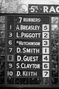 Racing at Windsor race course. Lester Piggott rides again after a two month suspension