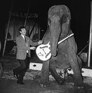 Circus Prints: Radio 1 DJs at Billy Smarts circus on Clapham Common to rehearse for BBC 1