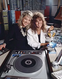 Images Dated 3rd April 2017: Radio One Disc Jockey Liz Kershaw. 5th August 1988